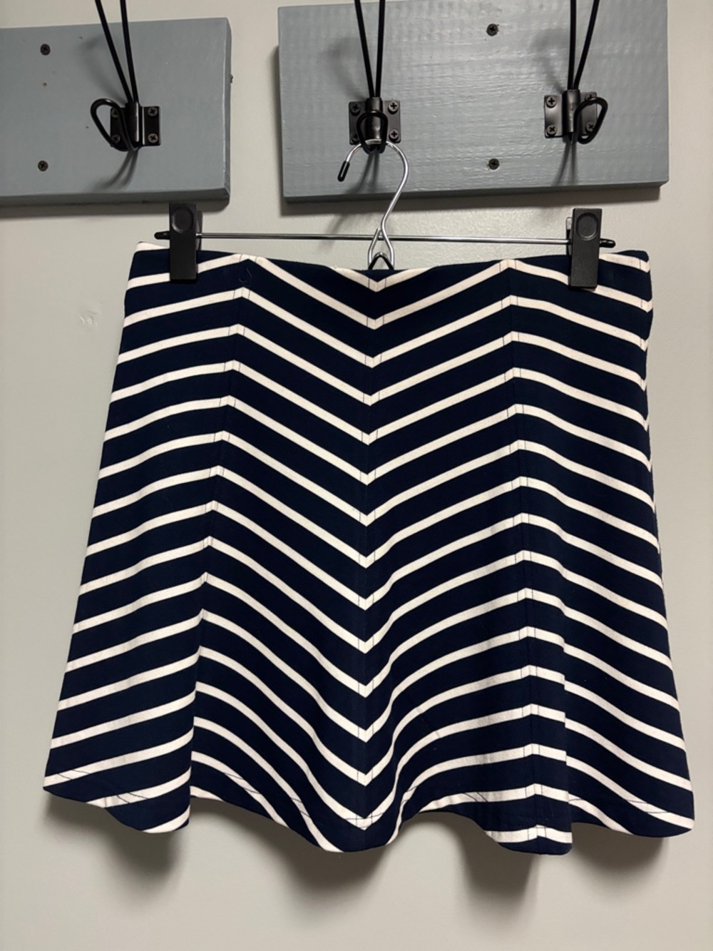 Southern Tide Navy & White A-Line Mini Skirt